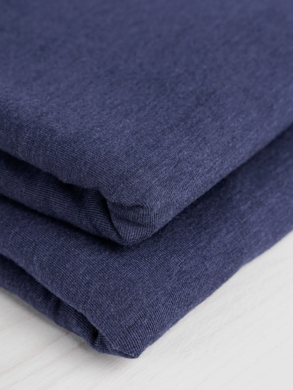 Organic Cotton   Tencel Stretch Knit Jersey - Royal Blue