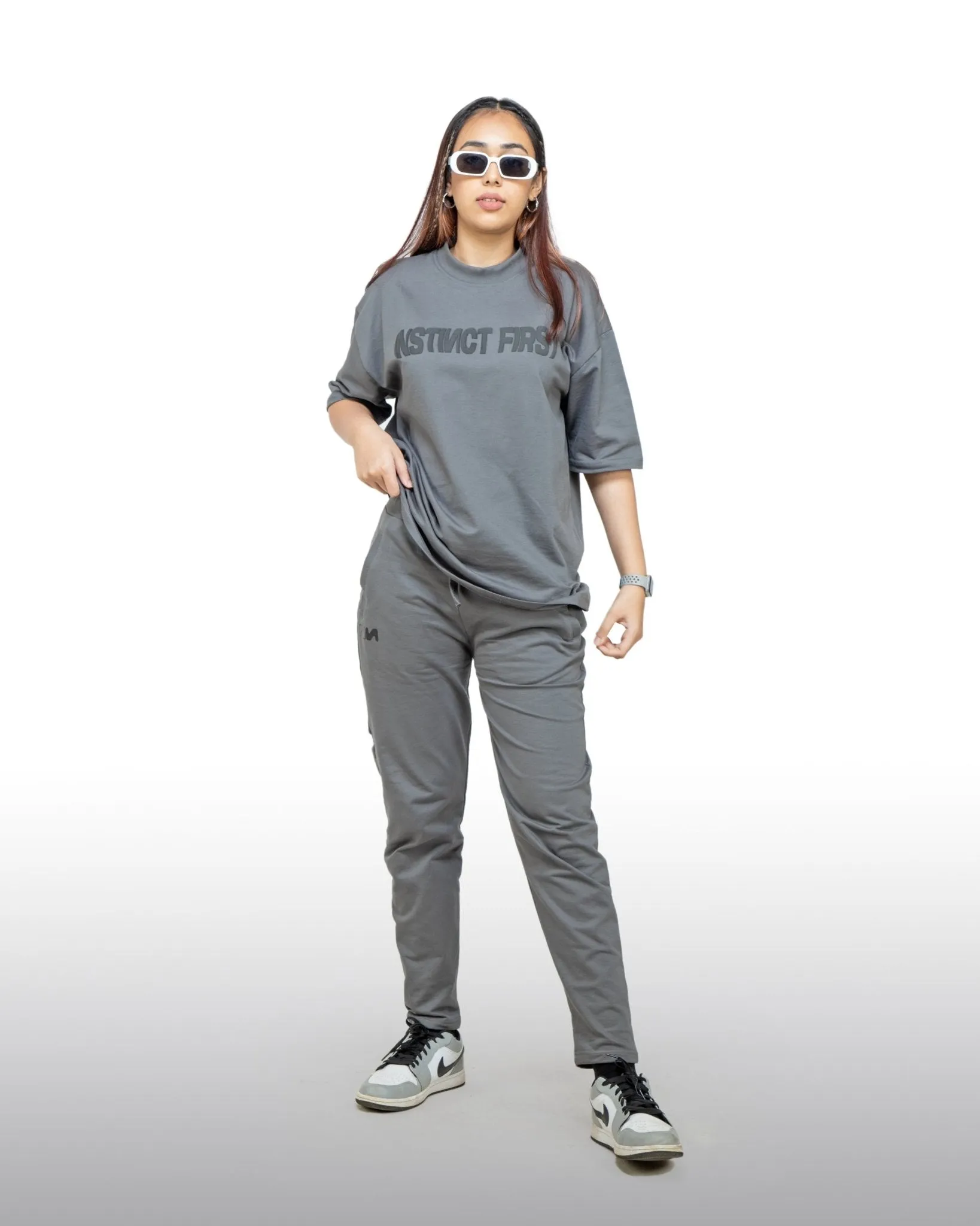 Oversized T-shirt - Steel Grey