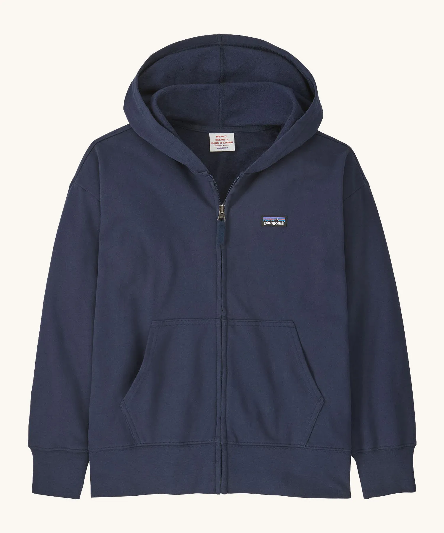 Patagonia Kids Full-Zip Hoody Sweatshirt - New Navy