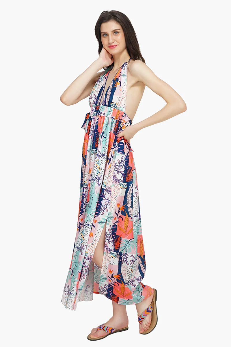 Playful Petals Maxi Dress