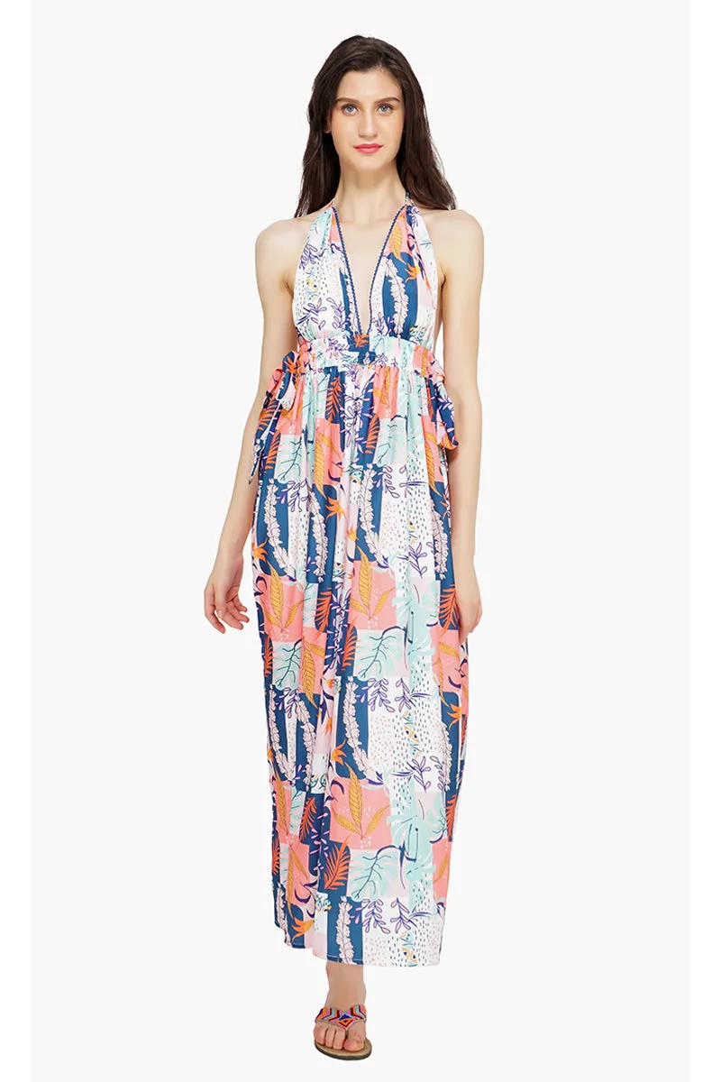 Playful Petals Maxi Dress