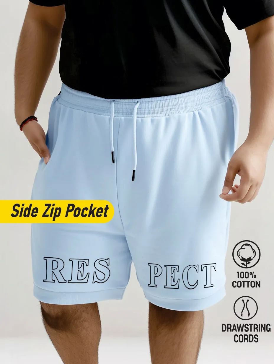 Respect Cotton Plus Size Shorts