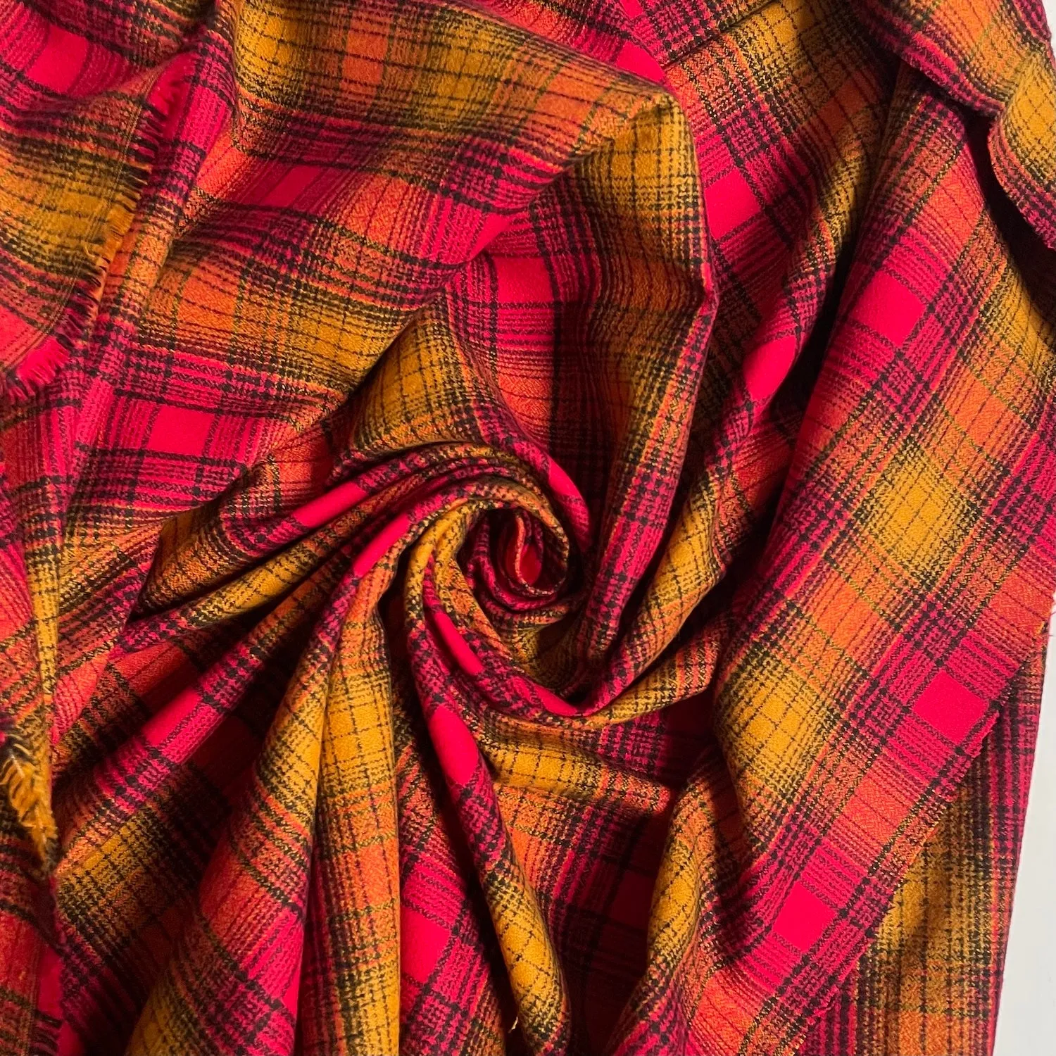 Robert Kaufman : Mammoth Plaid Flannel - Cayenne