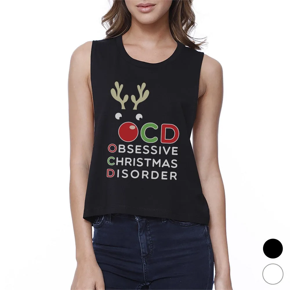 Rudolph OCD Womens Crop Top