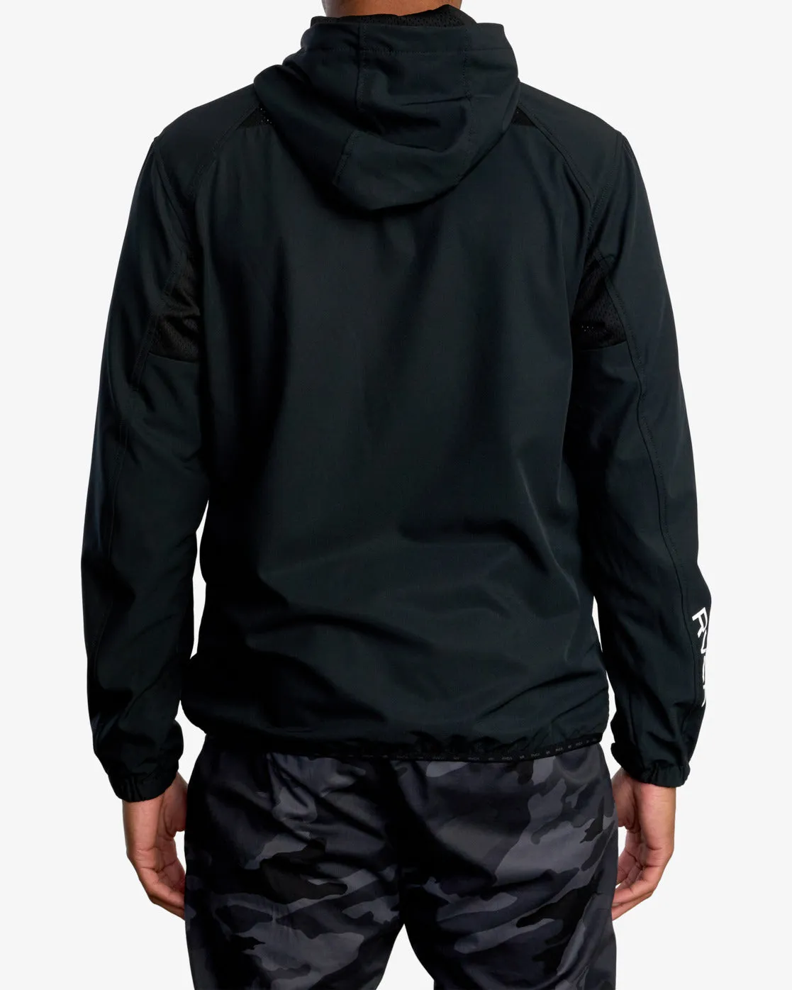 RVCA Yogger Zip-Up Hooded Jacket Ii - Black