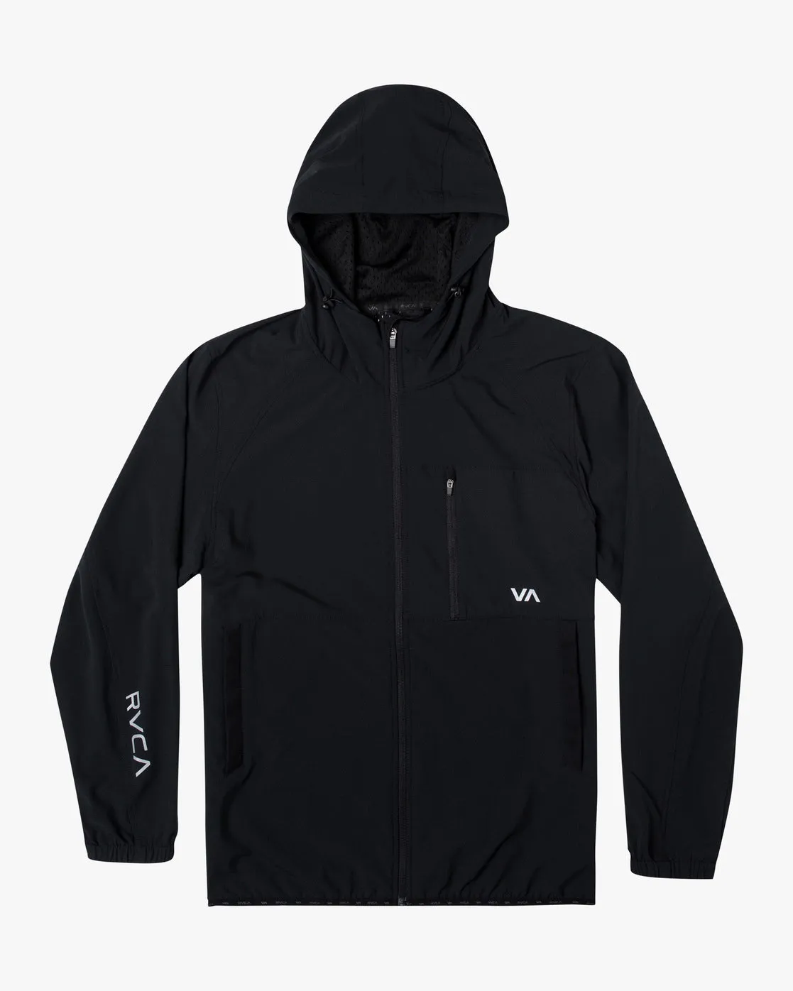 RVCA Yogger Zip-Up Hooded Jacket Ii - Black