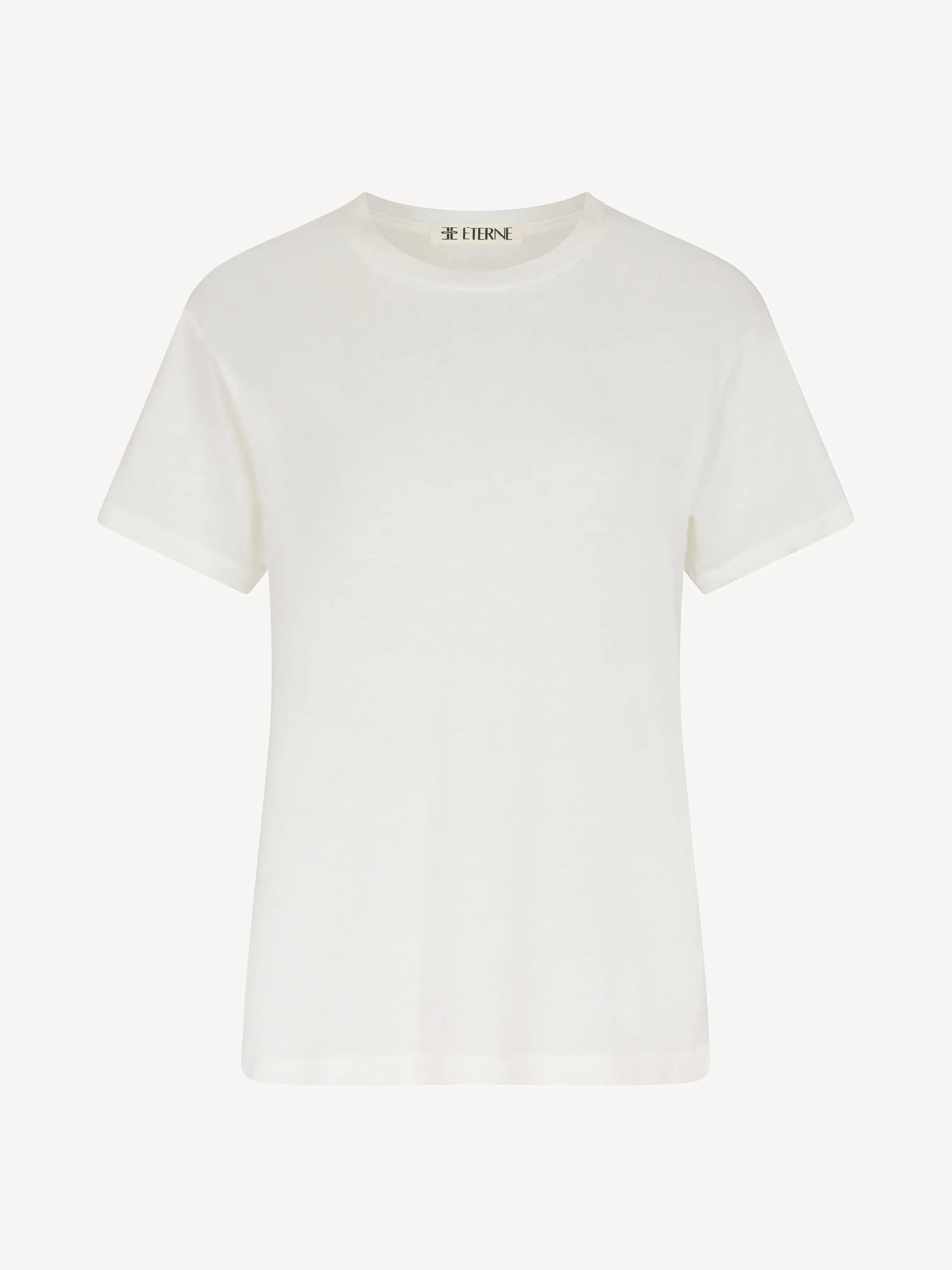 SHORT SLEEVE BOYFRIEND T-SHIRT - IVORY