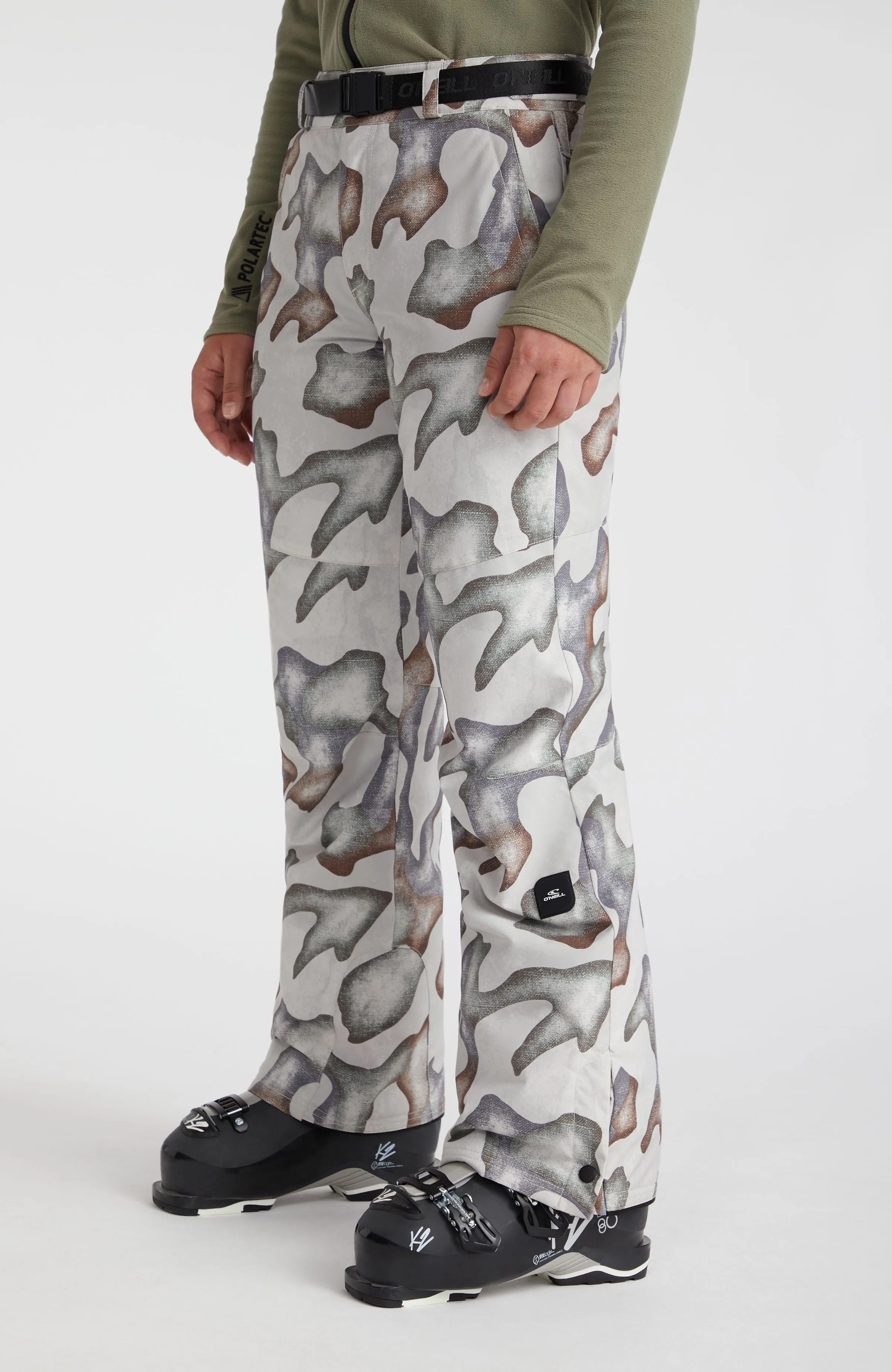 Star Printed Snow Pants | Hiker Camo