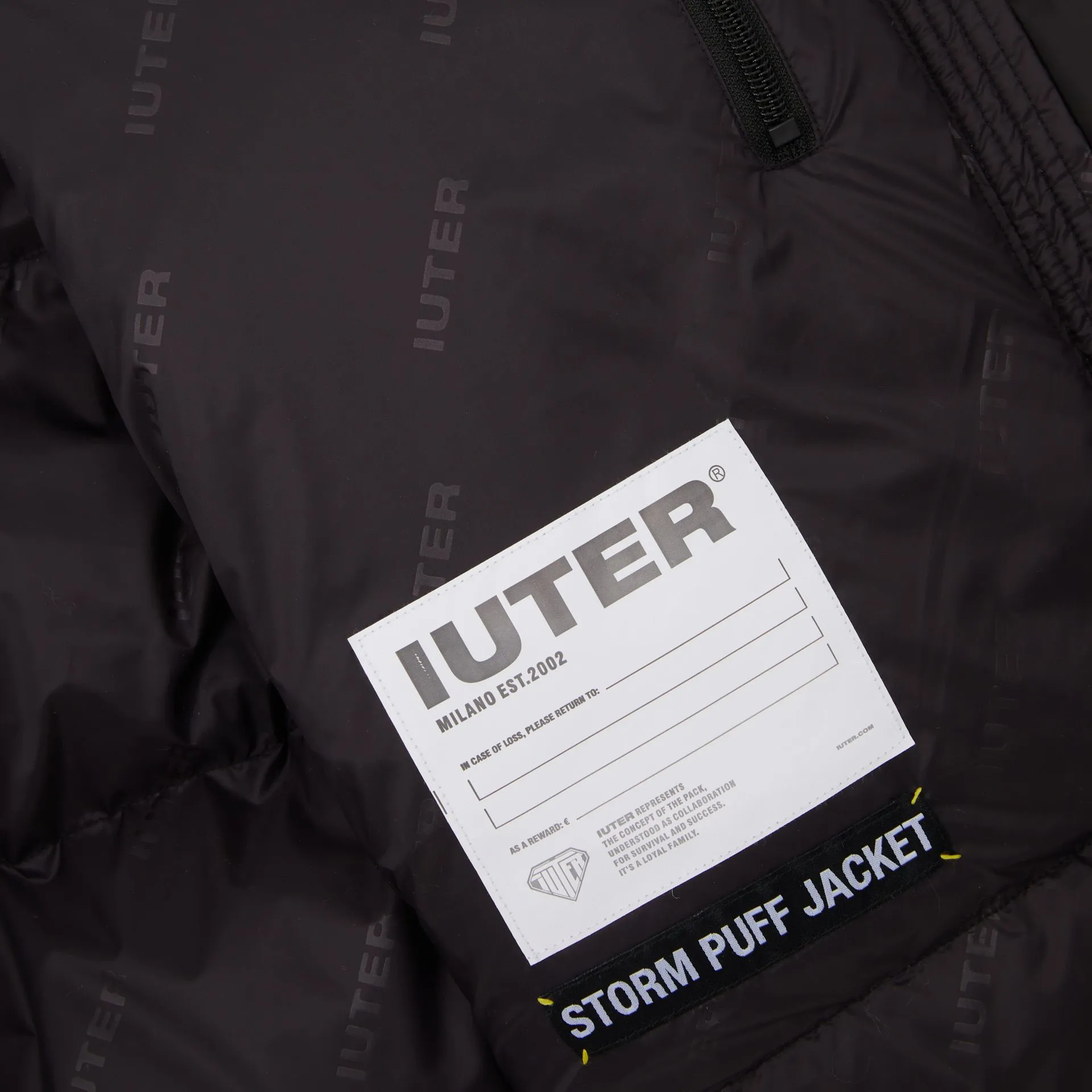 STORM PUFF JACKET BLACK