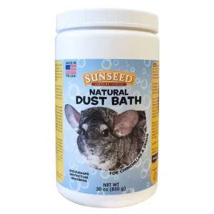 Sunseed Natural Dust Bath for Chinchillas & Degus (30 oz)