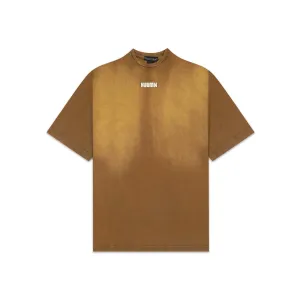 SuperHUEMN Sand Washed T-shirt (Cinnamon Brown)