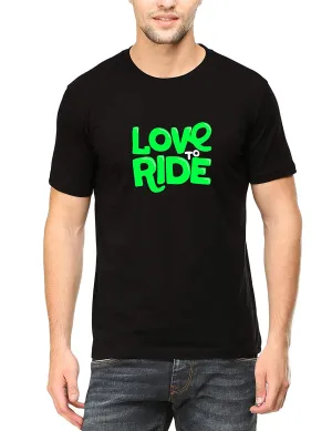 Swag Swami Men's  Love To Ride T-Shirt