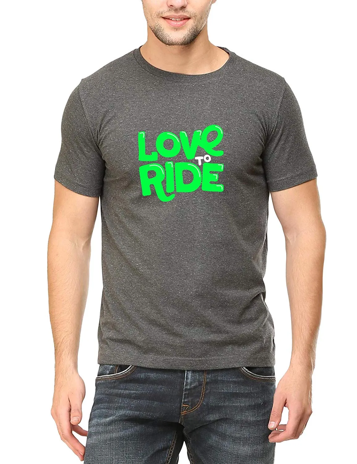 Swag Swami Men's  Love To Ride T-Shirt