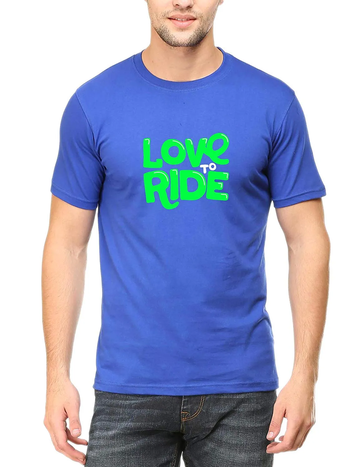 Swag Swami Men's  Love To Ride T-Shirt