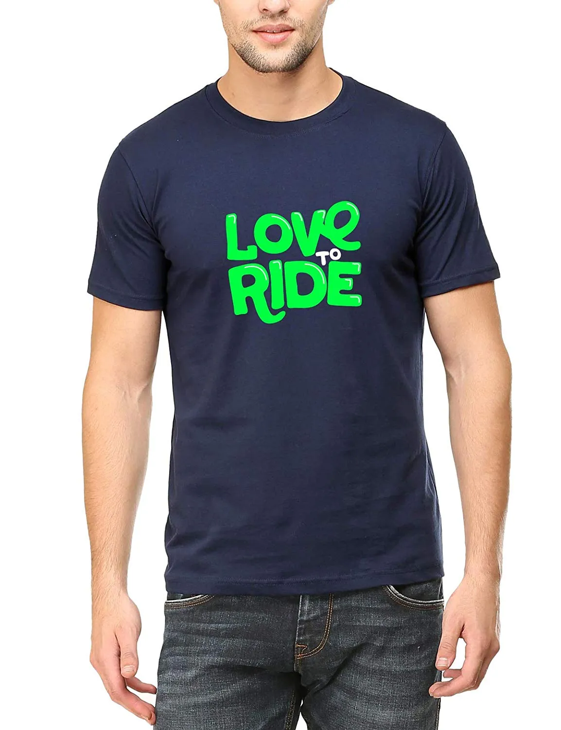 Swag Swami Men's  Love To Ride T-Shirt