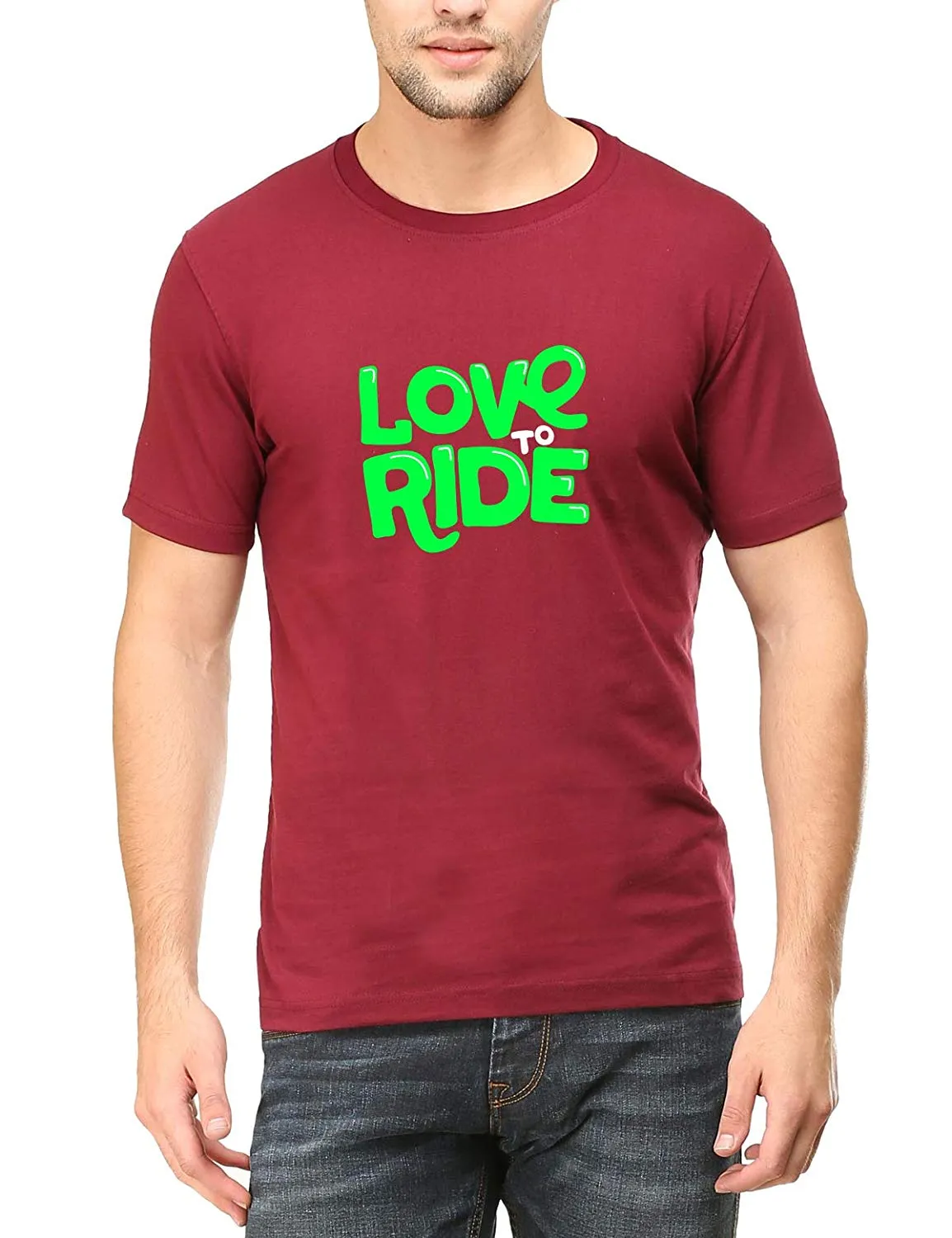 Swag Swami Men's  Love To Ride T-Shirt