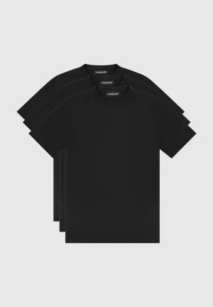 Éternel Slim Fit Luxe T-Shirt 3 Pack - Black