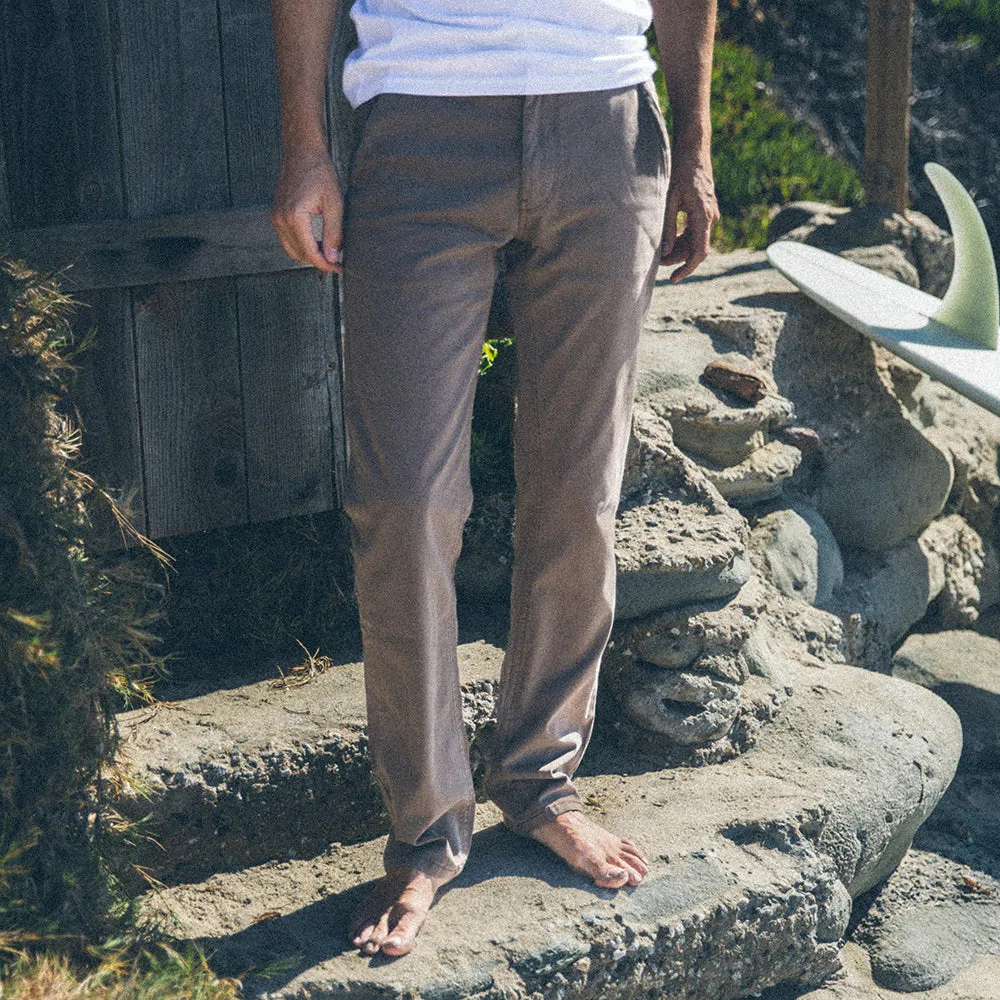 Thalia Surf Chino Mens Pants, SHITAKE