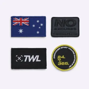 The WOD Life EVERYDAY VELCRO PATCHES - Australian Flag Pack