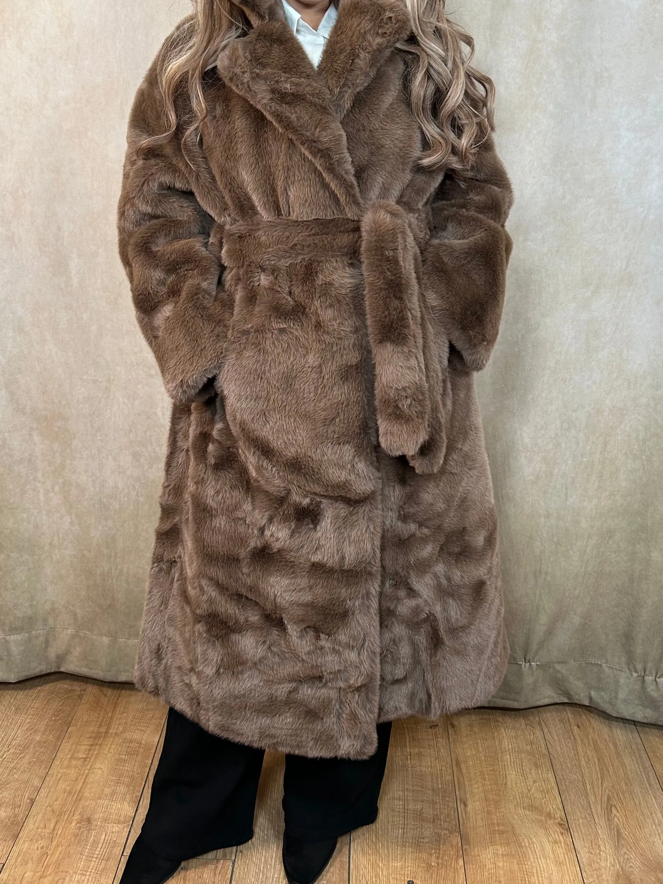 TJ Limited Edition Fern Faux Fur Coat