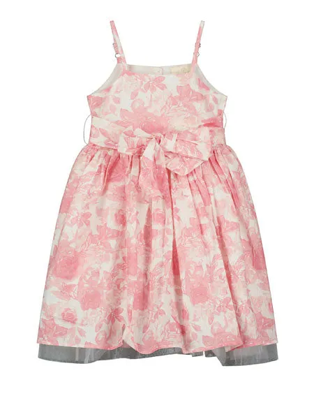 Vignette Juliet Dress in Pink Roses Girls 6-12