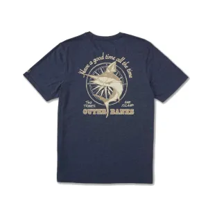 Volcom x Outer Banks Marlin SS Tee - Navy Heather