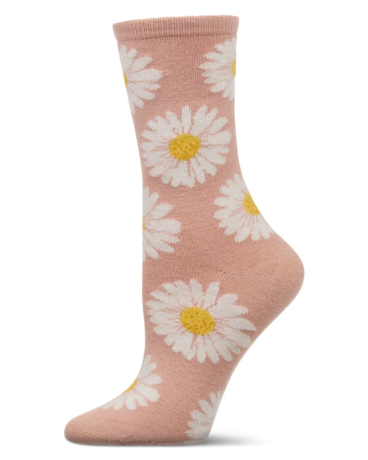 Women's Daisies Cashmere Crew Socks