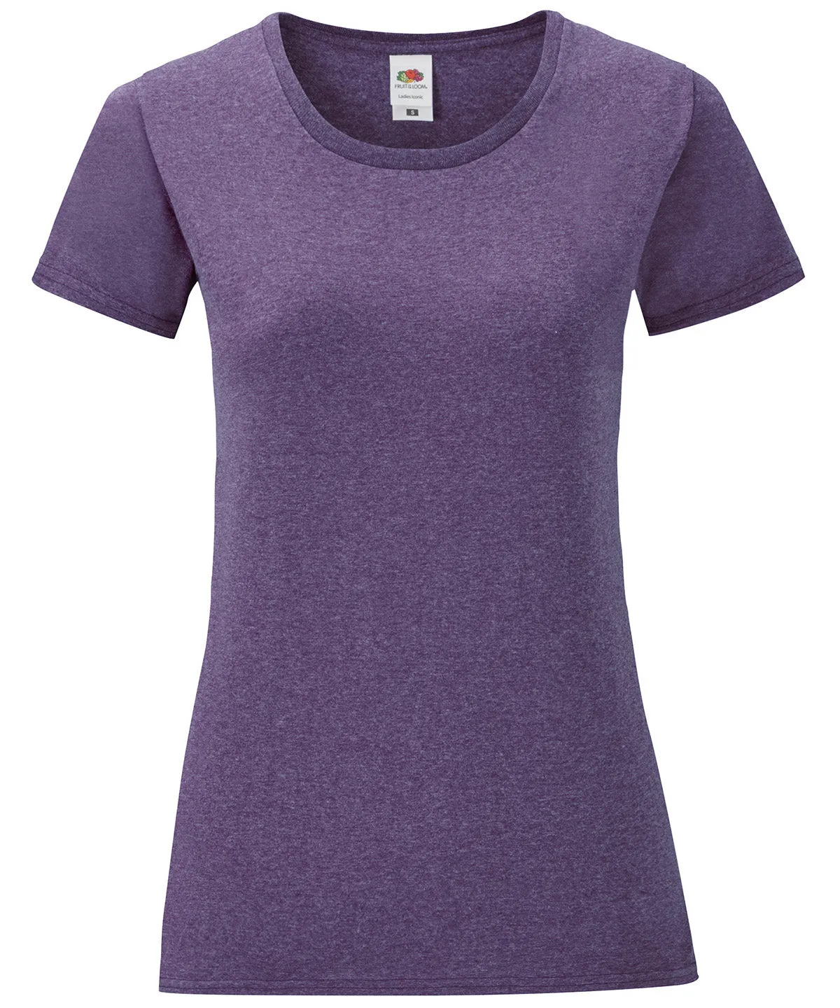 Womens iconic T | Heather Purple